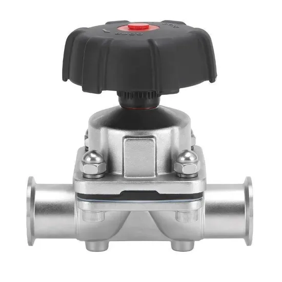1.5 Дюйм /DN50/DN150DIN 316L Санитарный PFA EPDM Нержавеющая сталь фланцевый пневматический ручной EPDM PTFE покрытие зажимной ручкой диафрагменный клапан
