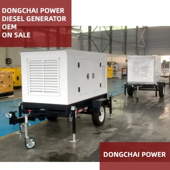 Мобильный прицепной дизельный генератор 5-500kVA Генератор на прицепе
