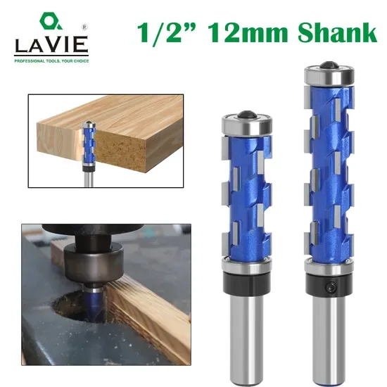 Лави Высококачественный 12mm 1/2' Спиральный фреза для обрезки с плоским дном для деревообработки