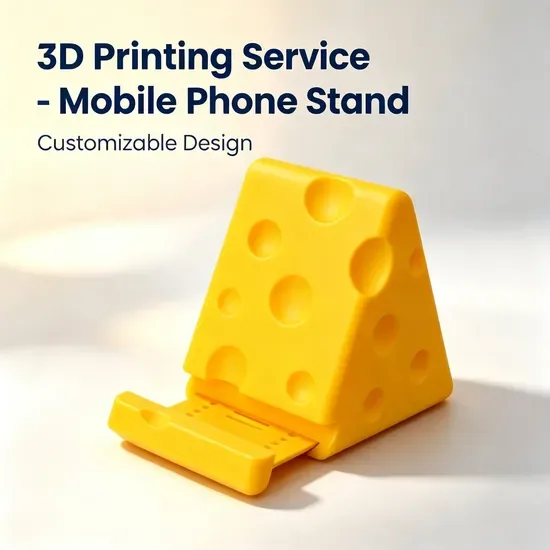 Универсальная 3D печатная подставка для телефона с индивидуальными вариантами поверхности