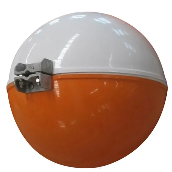 300/400/600mm Наружный диаметр FRP Красный/Оранжевый Белый предупреждающий воздушный маркер шар для маркировки линий передачи и канатных дорог