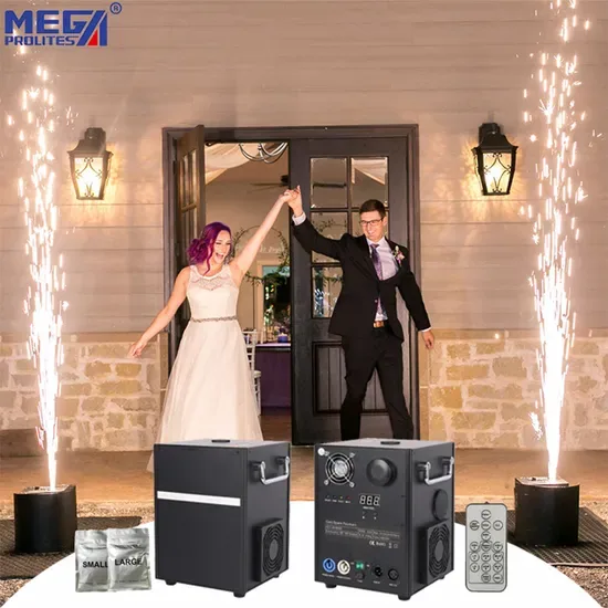 DMX512 650W 750W 900W Сценическая свадьба Событие Искровая машина Сценическое оборудование Компания Фейерверк Искровая машина