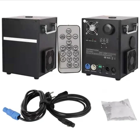 650W Машина холодных искр, искрящая машина для свадебных торжеств, DMX пульт, холодный фейерверк, фонтан, сценическое оборудование для диджеев