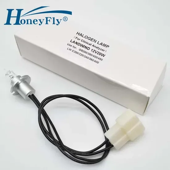 Анализатор биохимии HoneyFly Лампочка 12V 20W Кварц для GS200/300/320/400