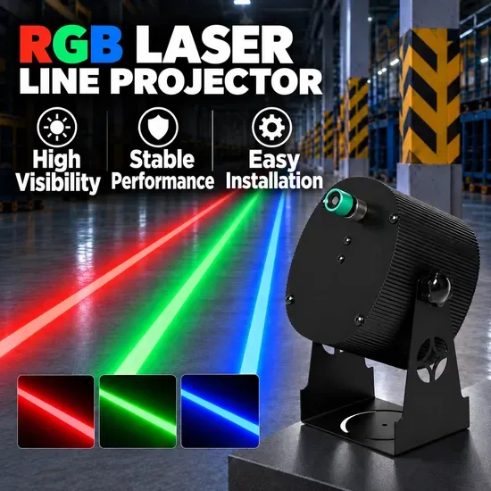Промышленный RGB 3-Color Внутреннее сканирование Профессиональный прямой лазерный свет для производственной линии с энергосбережением