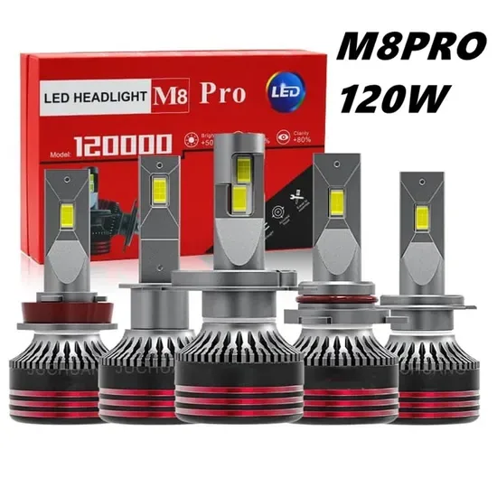 Высокая мощность M8PRO H7 автомобильная фара 24V 120W светодиодная фара автомобиля H4 светодиодный автомобильный свет