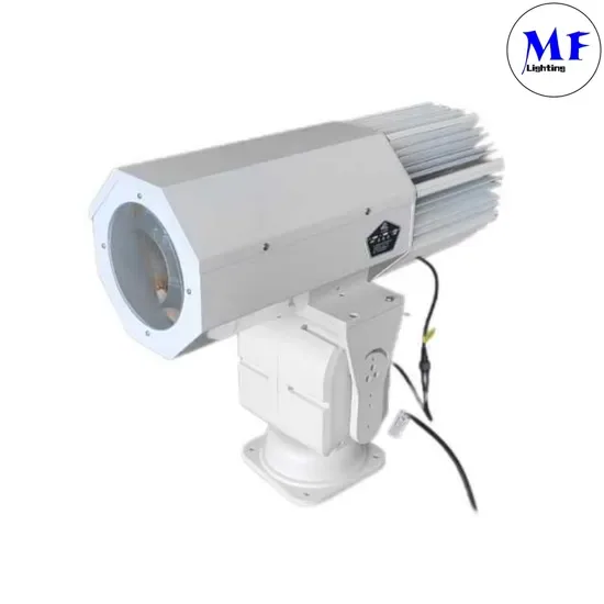 Фабричная цена IP65 Водонепроницаемый дождевик для морского оффшора 300-400m AC110V DC12V 24V 100W Светодиодный поисковый прожектор для круизного судна Splint яхты