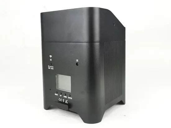 Лучший продавец 4PCS 18W 6in1 Светодиодный беспроводной аккумуляторный PAR светильник с ИК пультом и WiFi управлением DMX512