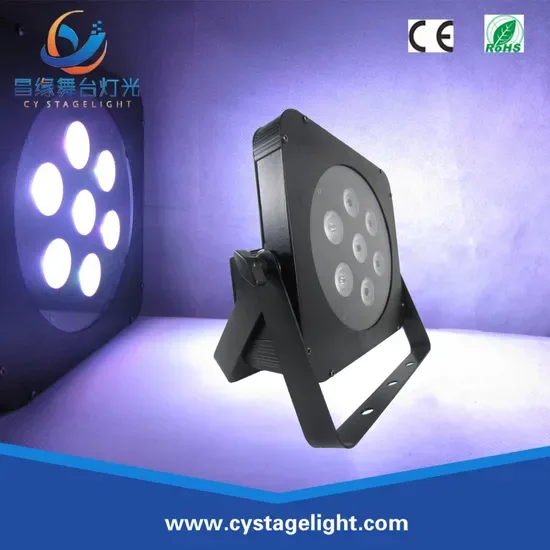 Фабричный поставщик DMX беспроводной 7PCS 15W светодиодный PAR для вечеринки, свадьбы, сценических мероприятий