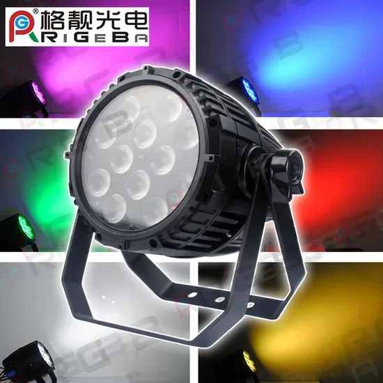 Светодиодный пар светильник для вечеринки PAR 47 12LEDs 8W RGBW 4in1 Водонепроницаемый световой луч PAR