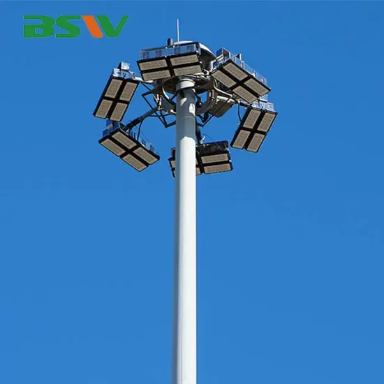 Водонепроницаемый IP67 Высокая яркость 110V, 220V, Semileds, CREE, Bridgelux 15m Светодиодный столб 35m Освещение высоких мачт
