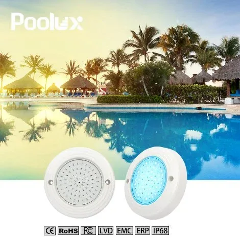 Заполненные смолой IP68 ПК 12V 42W RGB светодиоды для плавания под водой в бассейне
