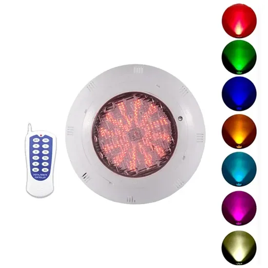 45W АБС IP68 12V Пульт Дистанционного Управления RGB Подводный Светодиодный Светильник Для Бассейна