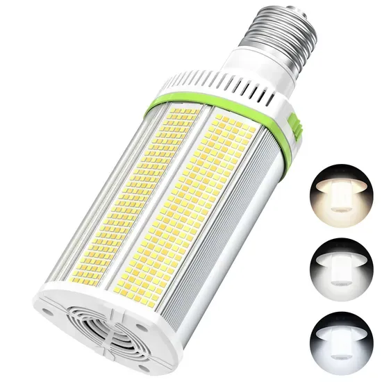 Светодиодный корн-ретрофитный светильник 48W - 120W E39 SMD2835 Замена светодиодной кукурузной лампы горизонтальный светильник