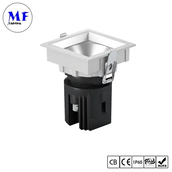 20W IP65 CRI90 100lm/W Триак /0-10/Dali Регулируемая мощность и цветовая температура с настраиваемым углом луча 15°/24°/36°/55° Дополнительный встраиваемый антивсплесковый квадратный светодиодный
