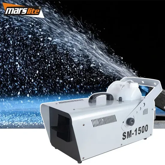 Марслит 1500W DJ Снежная Машина Партия Сцена Маленькая Искусственная Снежная Машина