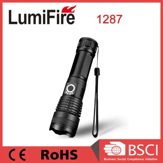 Aluminum20W Xhp50 Светодиодный USB перезаряжаемый лучший тактический фонарик