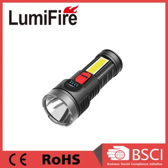 Мощный портативный светодиодный пластиковый фонарь с USB зарядкой 18650 фонарики