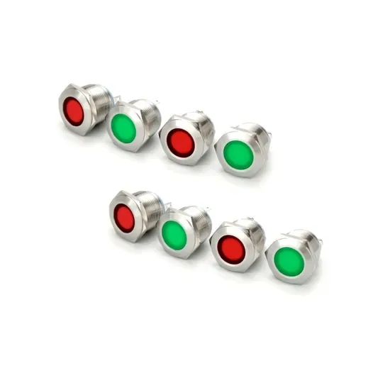 Qn19-LED-B 19mm Металлический индикаторный светильник, пилотный светодиодный свет, оборудование, аварийный свет