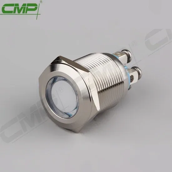 19mm Панельный монтажный винтовой клеммный индикаторный светильник три цвета RGY RGB