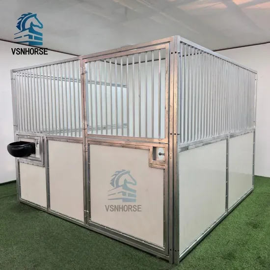 Горячее оцинкованное временное конюшенное HDPE портативное стойло для лошадей
