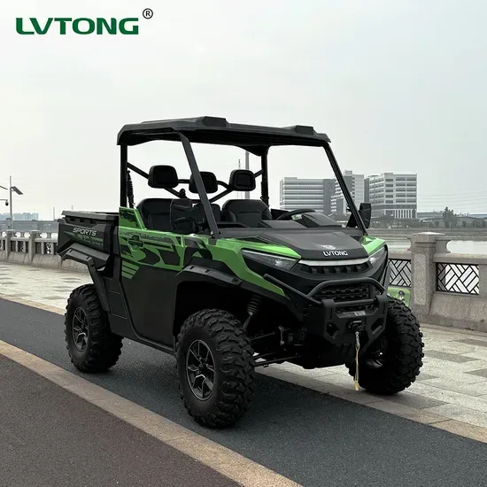 Фермерский УТВ 4X4 Электрический с кузовом для сыпучих материалов 970L Вместимость Независимая подвеска для сельского хозяйства