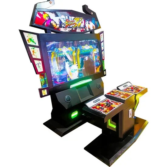 Игровое оборудование, автомат с монетами, аркадная игра, бой, уличный боец