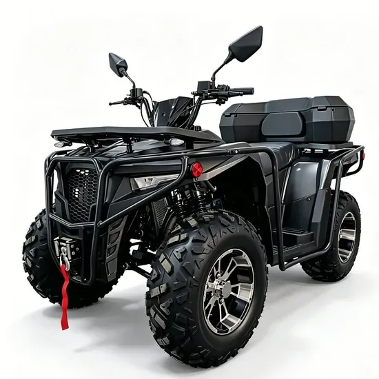 Бестселлер — квадроцикл с китайского завода, 300cc 2WD, с двигателем CE Efi Bashan, лебёдкой, буксировочным крюком, инструментальным ящиком и гарантией 1 год, полный комплект