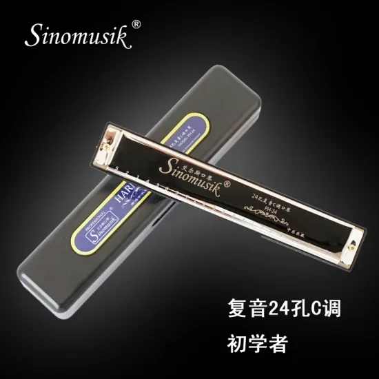 24 Губная гармоника Holes Blues Harp C тональности профессиональная