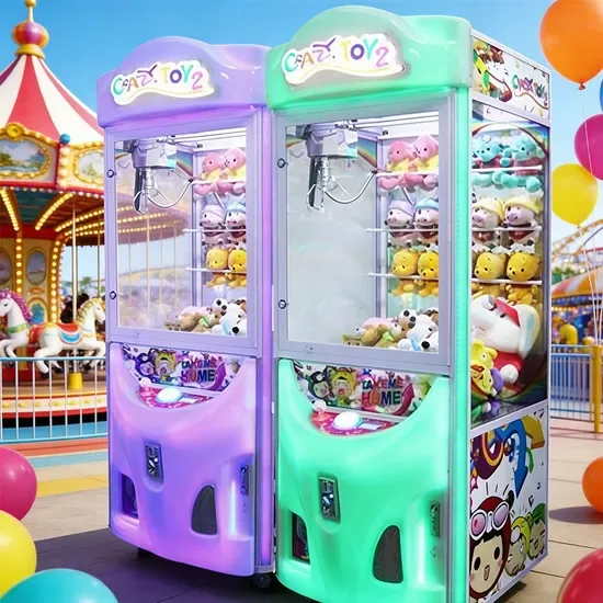 Кран-автомат для продажи безумных игрушек, аркадный игровой аппарат с призами 2-го типа