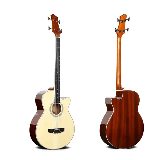 Кастомизированная 4-String еловая акустическая бас-гитара для музыкантов