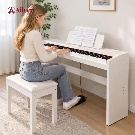 Dp720 88 Ключевой стандартный вес пиано электрическое музыкальное клавиатура с одной педалью