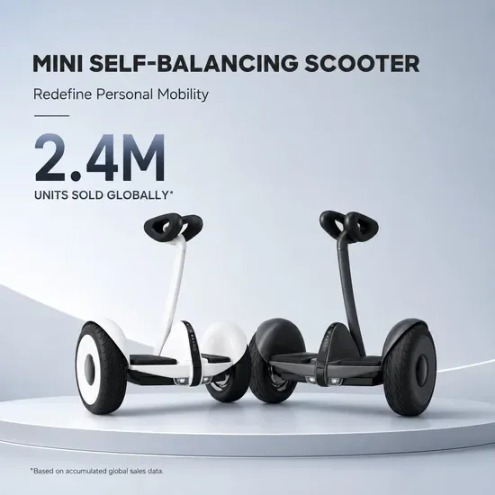 Смарт-самобалансирующийся электрический скутер Ninebot Mini