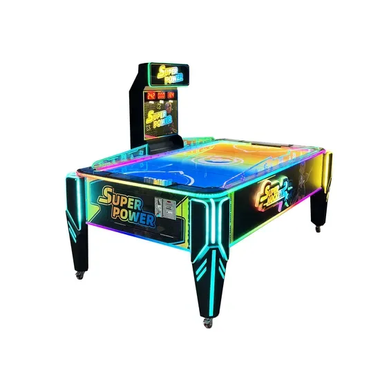 Гладкий настольный хоккейный стол для зала, подходящий для совместной игры родителей и детей