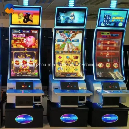 43" Завершенный металлический игровой кабинет с изогнутым сенсорным монитором на продажу