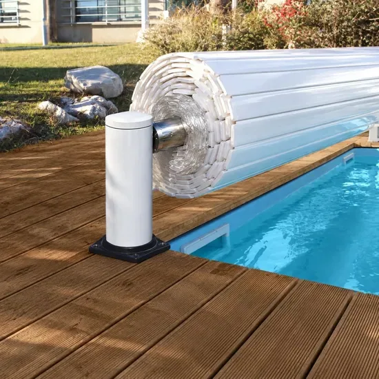 Автоматическая алюминиевая крышка для бассейна Ecopool, устойчивая к ультрафиолету и коррозии, бесшумная
