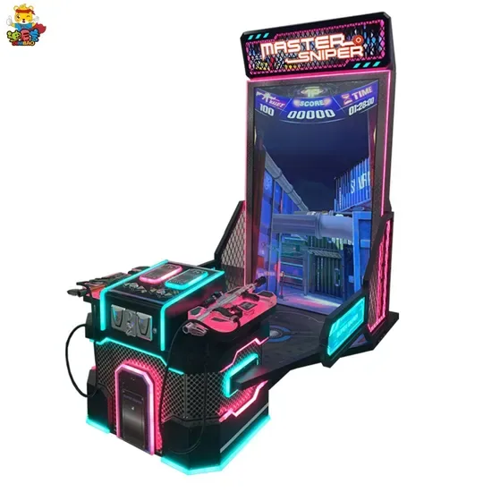 Игровые автоматы для аттракционов Мастер Снайпер Монетный автомат для игры на получение призов