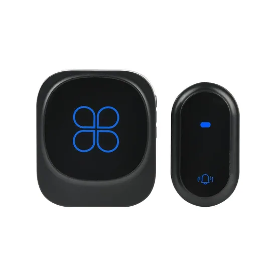 Горячая продажа IP68 Водонепроницаемый EU UK Us Plug Индивидуальные 38 Музыкальные треки Умный уличный беспроводной дверной звонок
