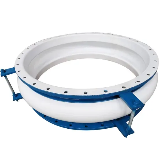 Гибкий компенсатор с PTFE покрытием, осевые гофры, гибкий расширительный соединитель для трубопровода