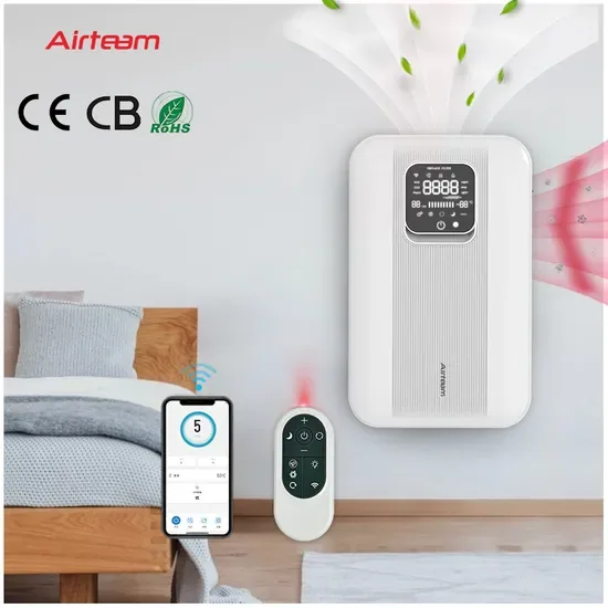 Система HVAC Вентилятор с рекуперацией тепла Настенный ЭРВ Жилой рекуператор
