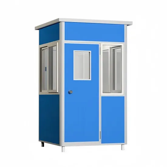 Безопасный модульный Prefab киоск для охраны мобильного дизайна