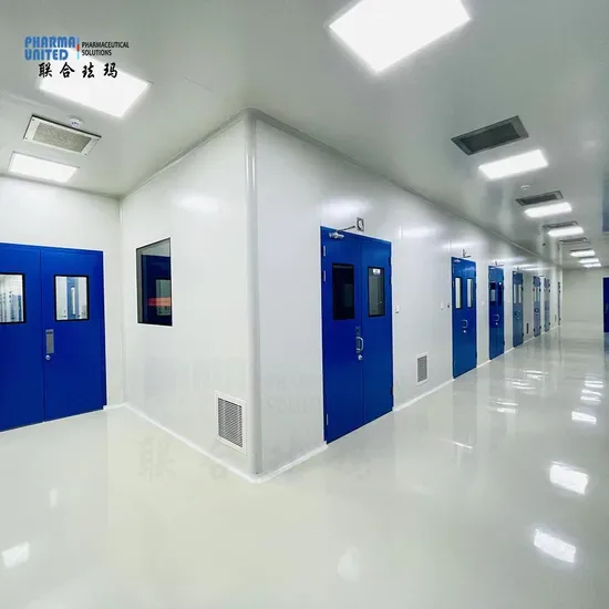 Популярный EPC чистый room для производства оптических линз с контролем частиц