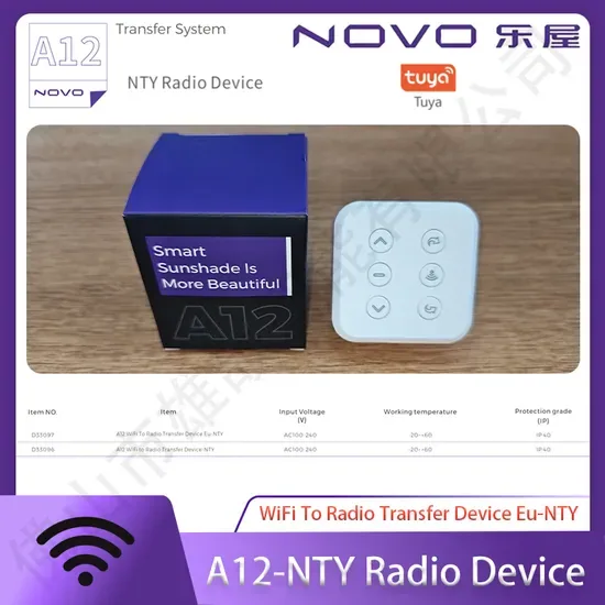 Новый A12-Nty конвертер функций Tuya WiFi, аксессуары для электродвигателя рулонных штор, экологичность