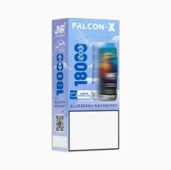 Склад в ЕС Jnr Falcon X 18000 18K 16K 22K 25K 33K 42K 45K 55K 60K Оригинальная модель Светодиодный дисплей Одноразовая упаковочная коробка