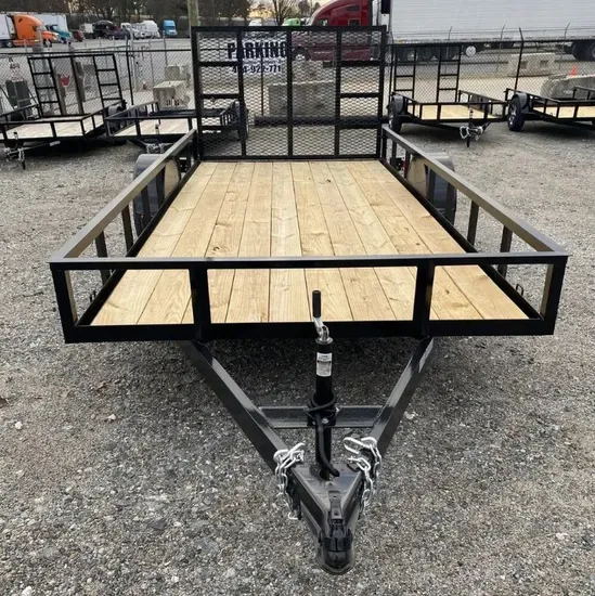 6X12 7X12 7X14 7X16 Одноосный экономичный стальной прицеп для утилитарных нужд/АТВ/автомобиля