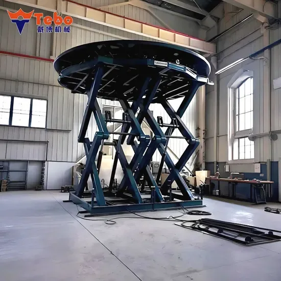 3000kg Авто вертушка 360 Платформа для парковки с поворотным ножничным подъемником для автомобилей, электрическое гаражное оборудование на продажу