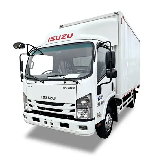 Горячая распродажа Евро 5 Исузу U Kv600 4X2 С левым рулем 6 Тонкий ящик легкого грузовика для городского распределения товаров