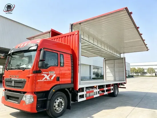Грузовой автомобиль с двустворчатым открыванием бортов HOWO Tx7-PRO 4X2 и высокоэффективной гидравлической системой
