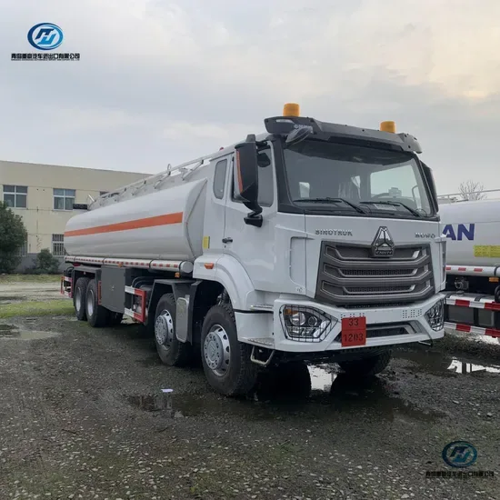 Синотрюк HOWO Nx Тяжелый грузовик 8X4 12 Колеса 10 Колеса Нержавеющая сталь Алюминиевый сплав Коррозионно-стойкий Распределение Заправка Масло Дизельный топливный бак Грузовик