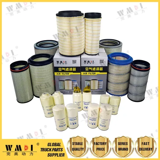 Воздушный фильтр Wg9725190102 Wg9725190103 2841 3250 Sinotruk HOWO Shacman Foton Dongfeng Запчасти для грузовиков Запасные части для грузовиков Weichai Фильтр Воздушный фильтр